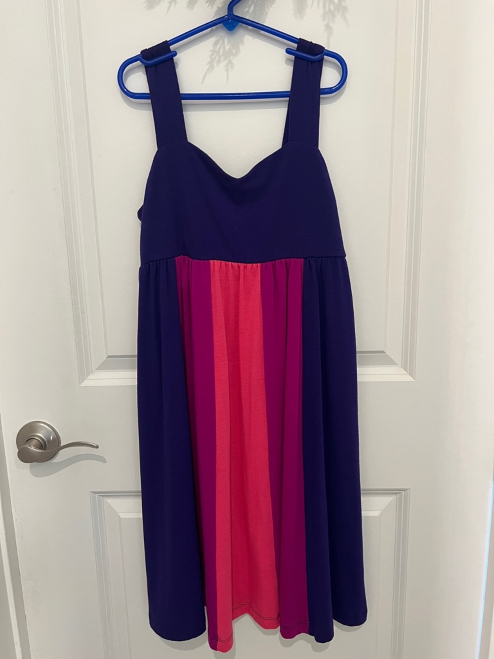 GAP Girls Colorblock Dress in Purple and Pink